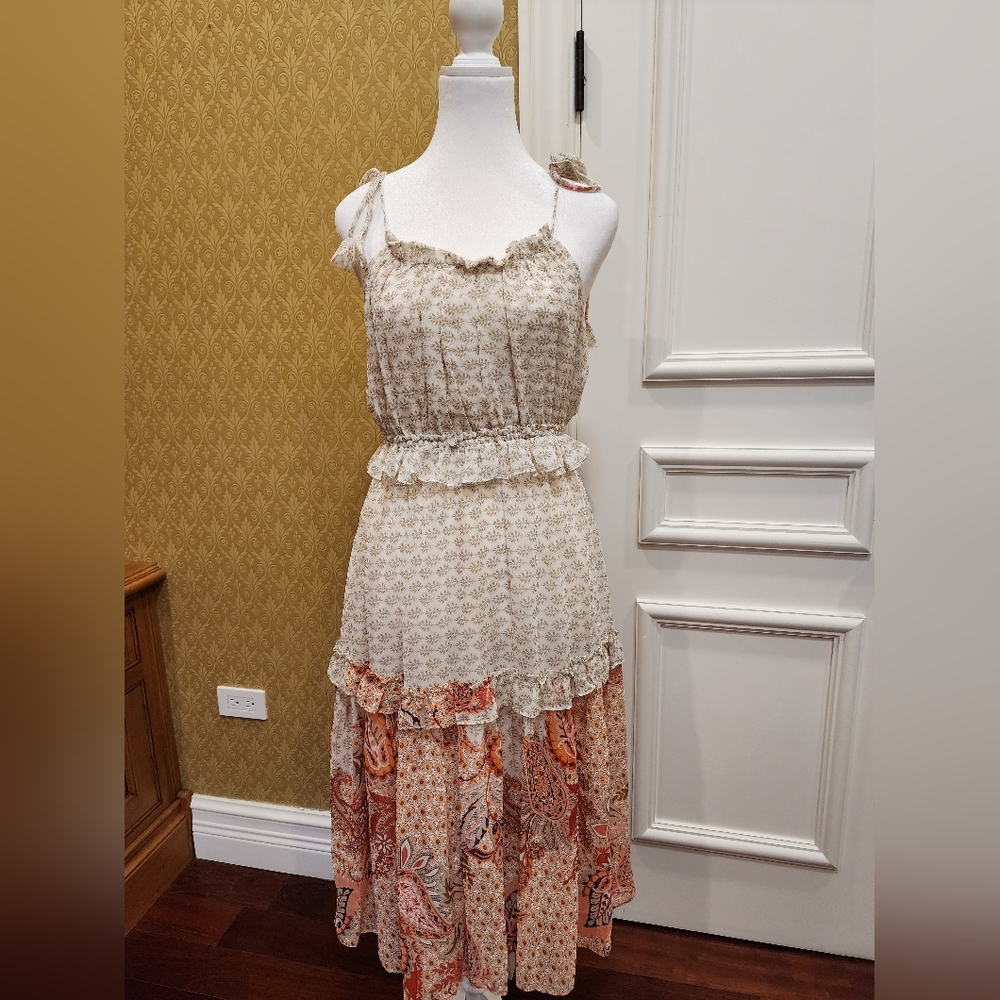 MISA DRESS DIONICA MIDI FLORAL DRESS - Picture 4 of 5
